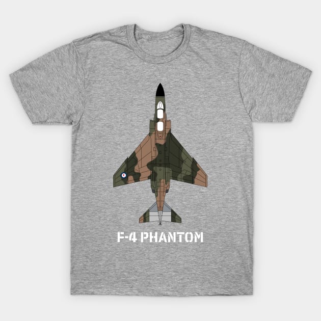 McDonnell Douglas F-4 Phantom II (Australia) T-Shirt by BearCaveDesigns